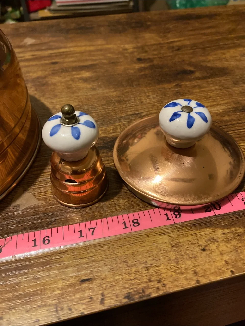 Vintage copper teapot